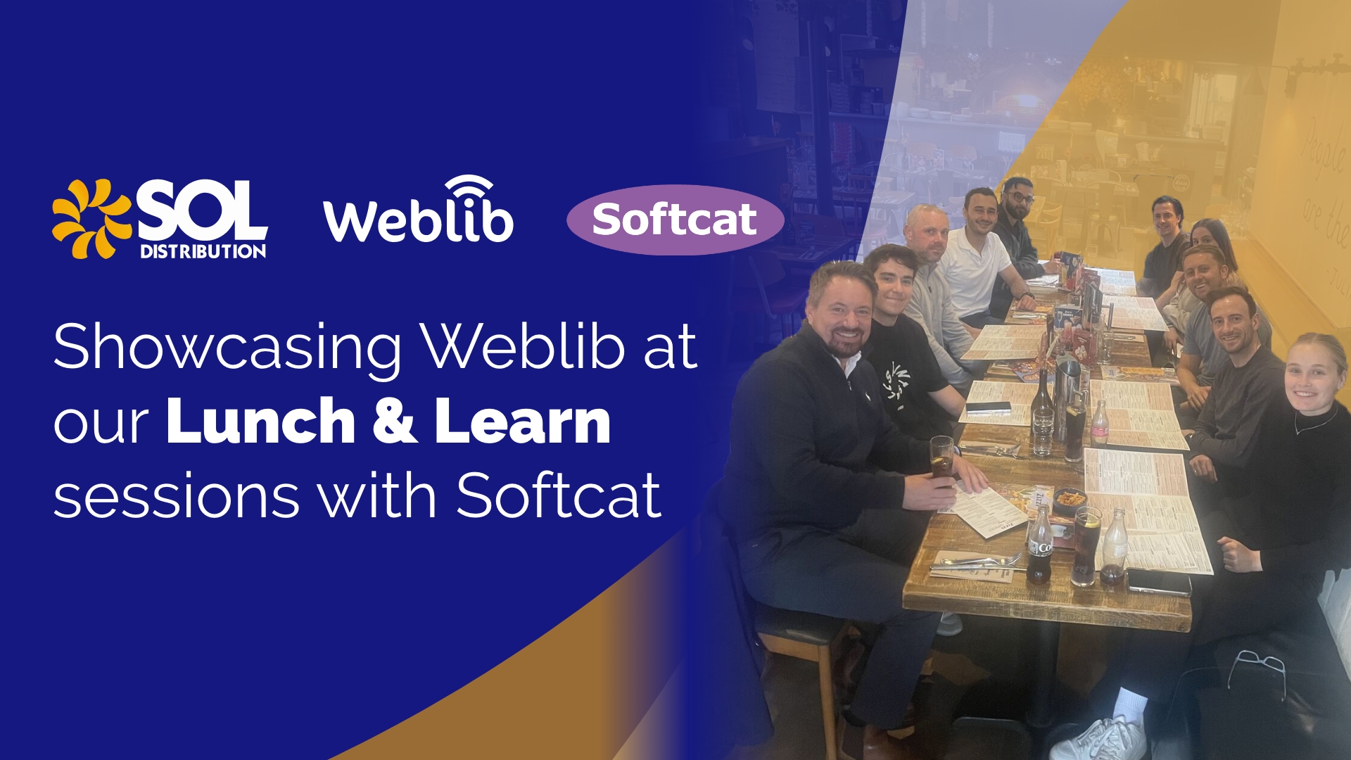 Showcasing Weblib at our Lunch & Learn sessions with Softcat
