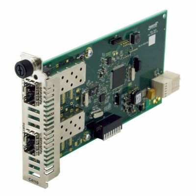 Lantronix C4110 fiber to fiber media converter module