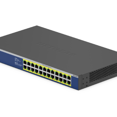 Netgear 24-Port Gigabit Ethernet High-Power PoE+ Unmanaged Switch (GS524PP)