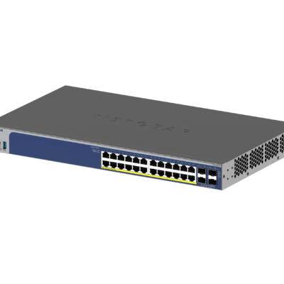 Netgear 24-Port Gigabit Ethernet PoE+ Smart Switch (GS728TXPV3)
