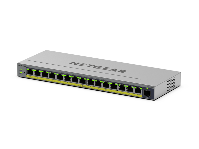 Netgear Easy Smart PoE+ Switch (GS116EPP)